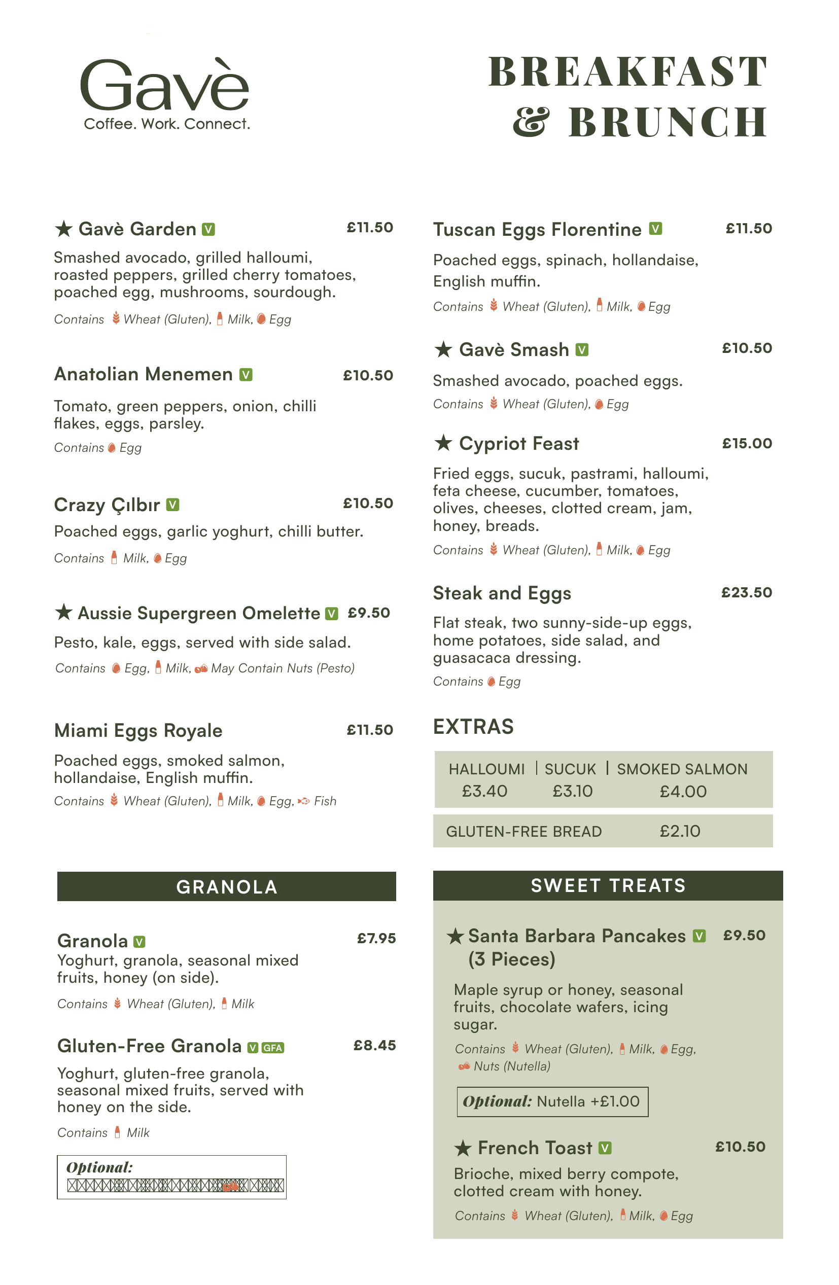 Gavè menu — page 2