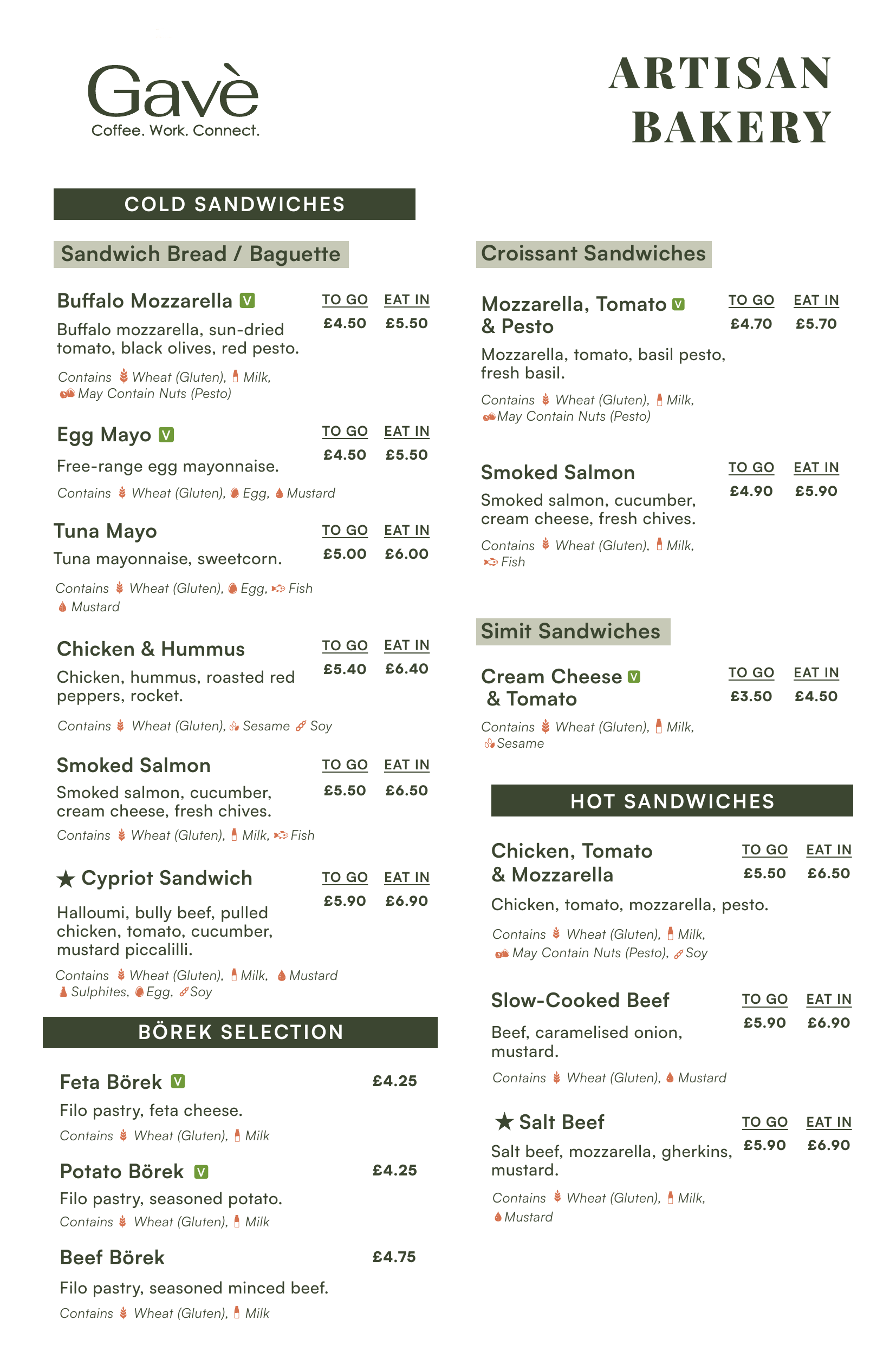 Gavè menu — page 3